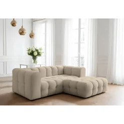 L-Banken*Beddenbriljant Loungebank Belfast Mini – Linker of Rechter loungegedeelte – Ruime keuze in stoffen en kleuren