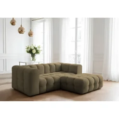 L-Banken*Beddenbriljant Loungebank Belfast Mini – Linker of Rechter loungegedeelte – Ruime keuze in stoffen en kleuren