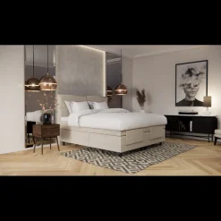 Boxspring Met Tv Lift|Elektrische Boxspring*Beddenbriljant Luxe Elektrische Boxspring Quattro