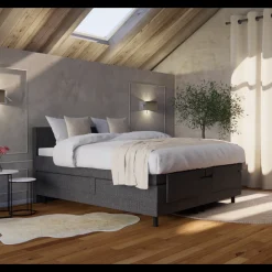 Boxspring Met Tv Lift|Elektrische Boxspring*Beddenbriljant Luxe Elektrische Boxspring Saffier vanaf €599,-