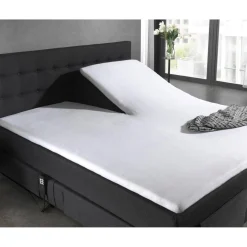 Splittopper Moltons*Beddenbriljant Molton Splittopper Hoeslaken Wit