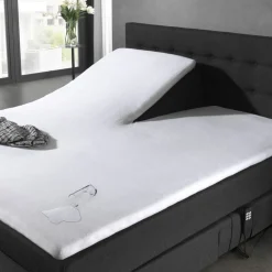 Splittopper Moltons*Beddenbriljant Molton Waterdicht /Incontinentie Splittopper Hoeslaken Wit