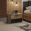 Nachtkasten*Beddenbriljant Nachtkastje met Lades Siena - Naturel