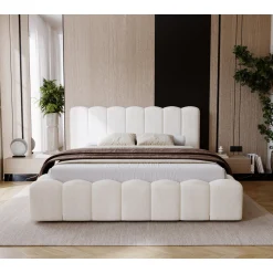 Bed Met Opbergruimte|Gestoffeerd Bed*Beddenbriljant Opberg Bed Boris – Luxe Bekleding | Kies je kleur