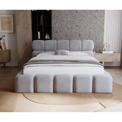 Bed Met Opbergruimte|Gestoffeerd Bed*Beddenbriljant Opberg Bed Como - Luxe Bekleding | Kies je kleur