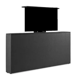 Boxspring Met Opbergruimte*Beddenbriljant OP=OP Opberg Boxspring Velvet Croco - 180 x 200 Velvet Beige | Incl. Voetbord met TV-Lift + Stevig Pocketvering 500 veren m2