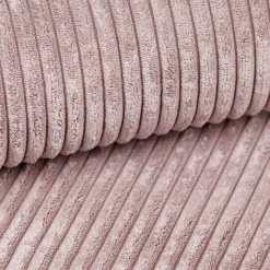 Poso*Beddenbriljant Poso 145 - Ribstof Licht Roze Aubergine
