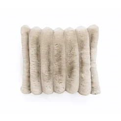 Accessoires*Beddenbriljant Rib Rabbit Fur - sierkussen Zand (50 x 50)