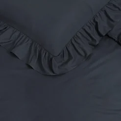 Dekbedovertrekken*Beddenbriljant Ruffles Antraciet