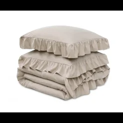 Dekbedovertrekken*Beddenbriljant Ruffles Taupe