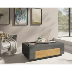 Salontafels*Beddenbriljant Salontafel Torben - Antraciet