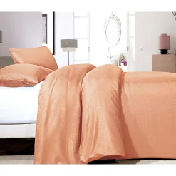 Dekbedovertrekken*Beddenbriljant Satin Point Pastel Orange