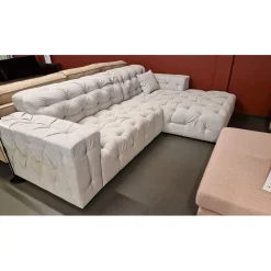 L-Banken*Beddenbriljant Showroommodel Loungebank Malibu Grijs - Rechts - Niet in originele verpakking - Kans op schade