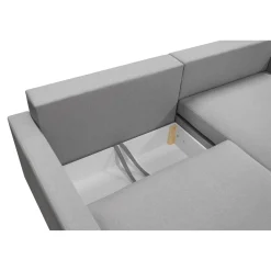L-Banken|Slaapbanken Met Opbergruimte*Beddenbriljant Slaapbank Felix met Opbergruimte | Loungebank – Universeel – Veel keuze in stof en kleur