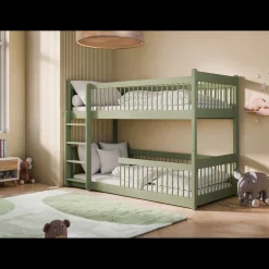 Kinderbed*Beddenbriljant Stapelbed Bram - Groen - Direct Leverbaar!
