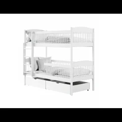 Kinderbed*Beddenbriljant Stapelbed Lucas - Wit - Direct Leverbaar!