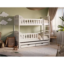 Stapelbed|Kinderbed*Beddenbriljant Stapelbed met Lade Bas - 3-persoons - Kinderbed - Leverbaar in 6 kleuren!