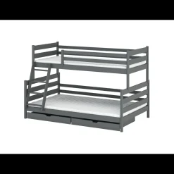 Stapelbed|Kinderbed*Beddenbriljant Stapelbed met Lade Faas - 3-persoons - 90/120 x 200 - Kinderbed - Leverbaar in 8 kleuren!
