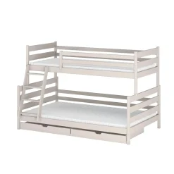Stapelbed|Kinderbed*Beddenbriljant Stapelbed met Lade Faas - 3-persoons - 90/120 x 200 - Kinderbed - Leverbaar in 8 kleuren!