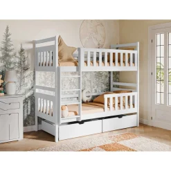 Stapelbed|Kinderbed*Beddenbriljant Stapelbed met Lade Mira - 2-persoons - Kinderbed - Leverbaar in 8 kleuren!