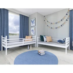 Stapelbed|Kinderbed*Beddenbriljant Stapelbed met Lade Nino - 2-persoons - 90 x 200 - Direct Leverbaar!
