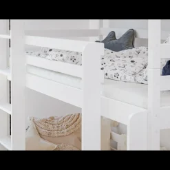Stapelbed|Kinderbed*Beddenbriljant Stapelbed Teun - 3-persoons - Leverbaar in 10 kleuren!