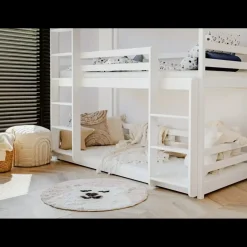 Stapelbed|Kinderbed*Beddenbriljant Stapelbed Teun - 3-persoons - Leverbaar in 10 kleuren!