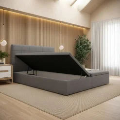 Boxspring Met Tv Lift|Boxspring Zonder Matras*Beddenbriljant Stel zelf je boxspring met opbergruimte zonder matras naar wens samen !