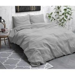 Dekbedovertrekken*Beddenbriljant Stone Washed Grey