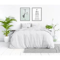 Dekbedovertrekken*Beddenbriljant Stone Washed White - Katoen