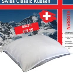 Hoofdkussens*Beddenbriljant Swiss Classic Kussen