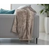 Bedspreien*Beddenbriljant Teddy - plaid Diep Taupe (150 x 200)
