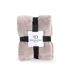 Bedspreien*Beddenbriljant Teddy - plaid Poeder Roze (150 x 200)