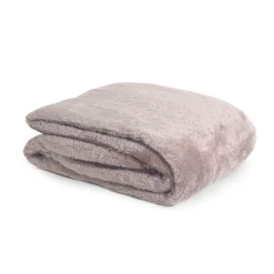 Bedspreien*Beddenbriljant Teddy - plaid Poeder Roze (150 x 200)