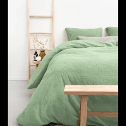 Dekbedovertrekken*Beddenbriljant Teddy Licht Groen