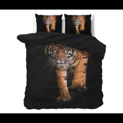 Dekbedovertrekken*Beddenbriljant Tiger Icon zwart