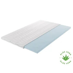 Koudschuim Topper*Beddenbriljant Topmatras Koudschuim - Aloë vera tijk - 6 en 8 cm