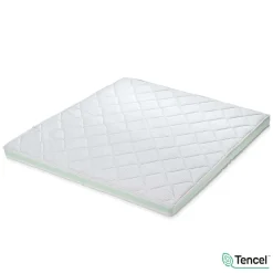 Traagschuim Topper*Beddenbriljant Topmatras Luxe Tencel Traagschuim 12 cm - Anti-allergisch