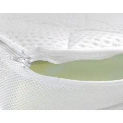 Traagschuim Topper*Beddenbriljant Topmatras Luxe Tencel Traagschuim 12 cm - Anti-allergisch