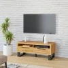 Tv Meubels*Beddenbriljant TV-meubel Halmstad - 2 lades - Wotan Eiken