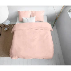 Dekbedovertrekken*Beddenbriljant Uni Satijn Roze