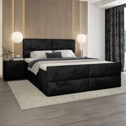 Boxspring Vast*Beddenbriljant Vaste Boxspring Velvet Croco - Incl. GRATIS voetbord!