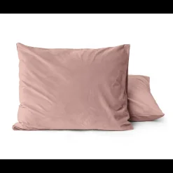 Kussenslopen*Beddenbriljant Velvet 2 in 1 kussenslopen Oud Roze 60 x 70