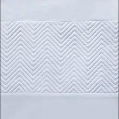 Dekbedovertrekken*Beddenbriljant Velvet Crossline Wit