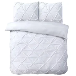 Dekbedovertrekken*Beddenbriljant Velvet Pintuck Wit