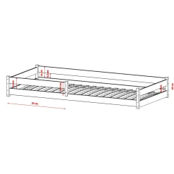 Kinderbed*Beddenbriljant Vloerbed Fin - Leverbaar in 10 kleuren!