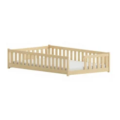 Kinderbed*Beddenbriljant Vloerbed Lex - Naturel - Direct Leverbaar!