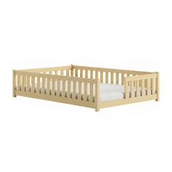 Kinderbed*Beddenbriljant Vloerbed Lex - Naturel - Direct Leverbaar!