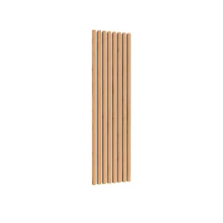 Wandkasten*Beddenbriljant Wandpaneel Celano - Verticaal - Wotan Eiken / Wit