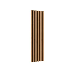 Wandkasten*Beddenbriljant Wandpaneel Celano - Verticaal - Wotan Eiken / Zwart